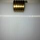 Pair of vintage 1950 brass wall light  perspex