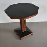Antique octagonal oak table, 1920s