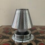 Lampe design en inox perforé