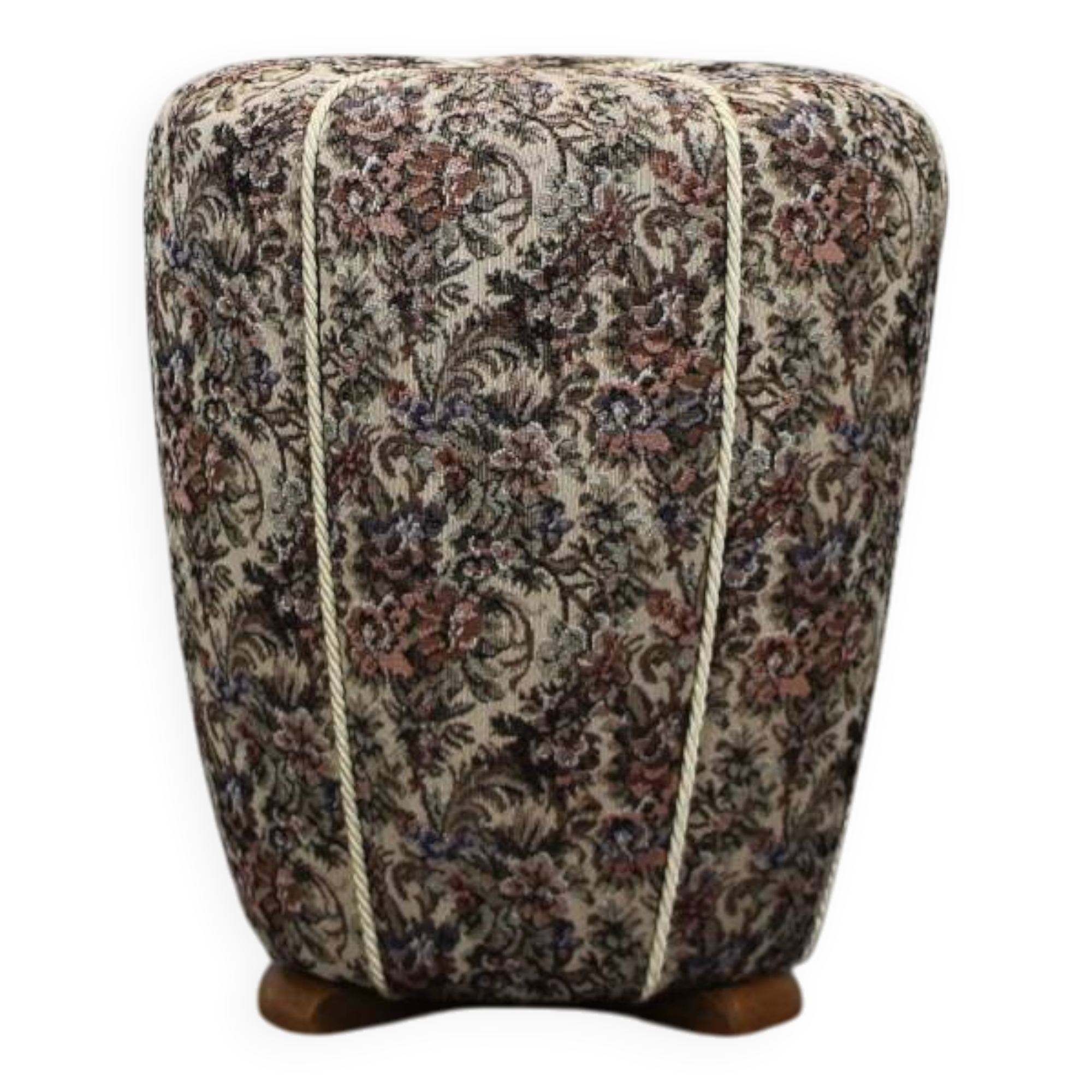 Art Deco Stool Designed by Jindřich Halabala, 1940s