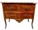 Louis XV saute chest of drawers with curved facade 18th century