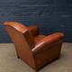 French leather club chair, circa 1930
