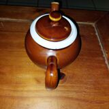 Old used ceramic teapot