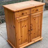 Buffet 2 portes et 2 tiroirs en pin massif