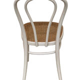 Caned bistro chair