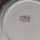 Round dish in Earthenware St Amand decorated with fruit apples and plums