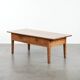 Fantastic antique French coffee table made of fruitwood with two drawers