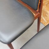 4 vintage Danish Arne Hovmand Olsen chairs