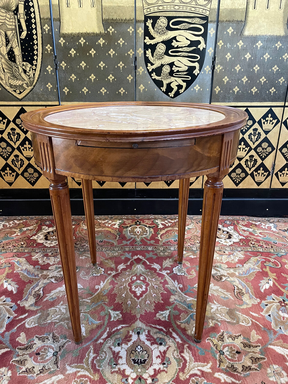 Louis XVI style hot water bottle table