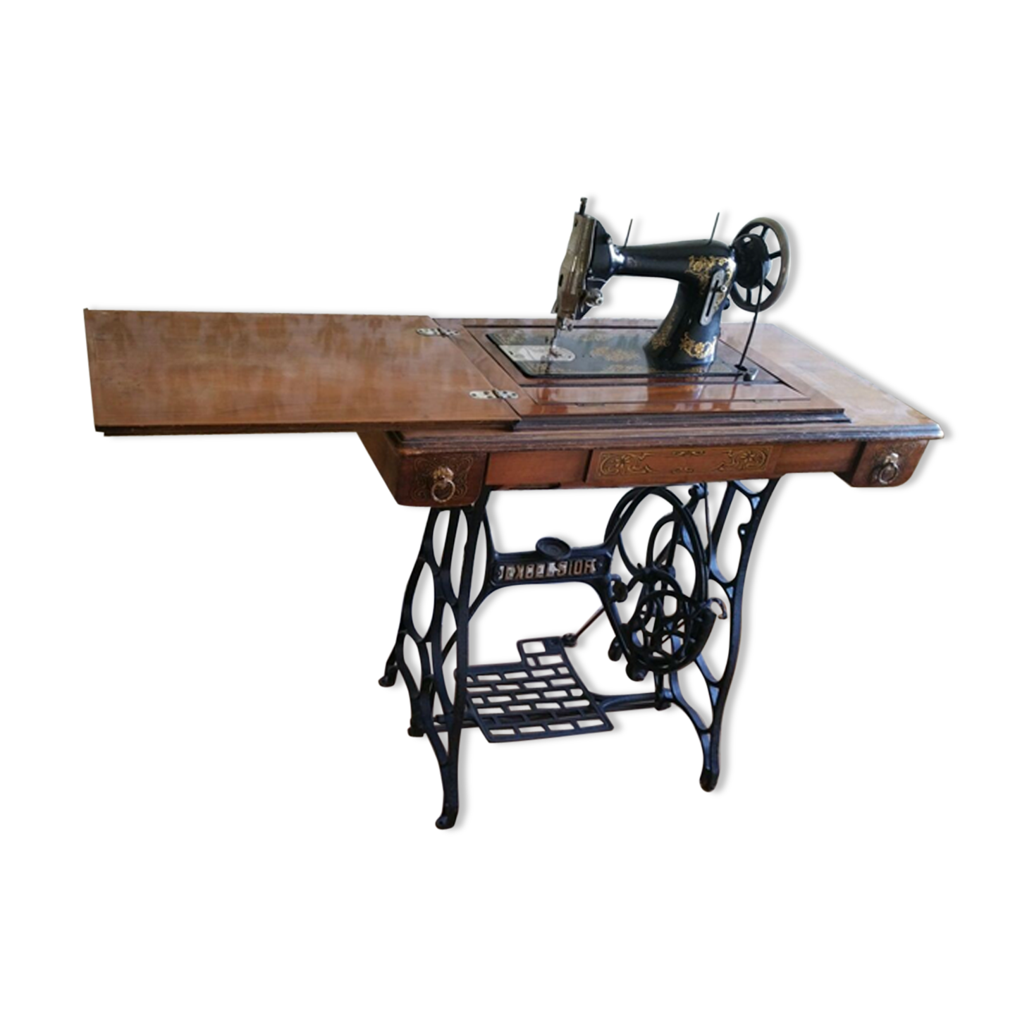 Machine à coudre ancienne excelsior Selency