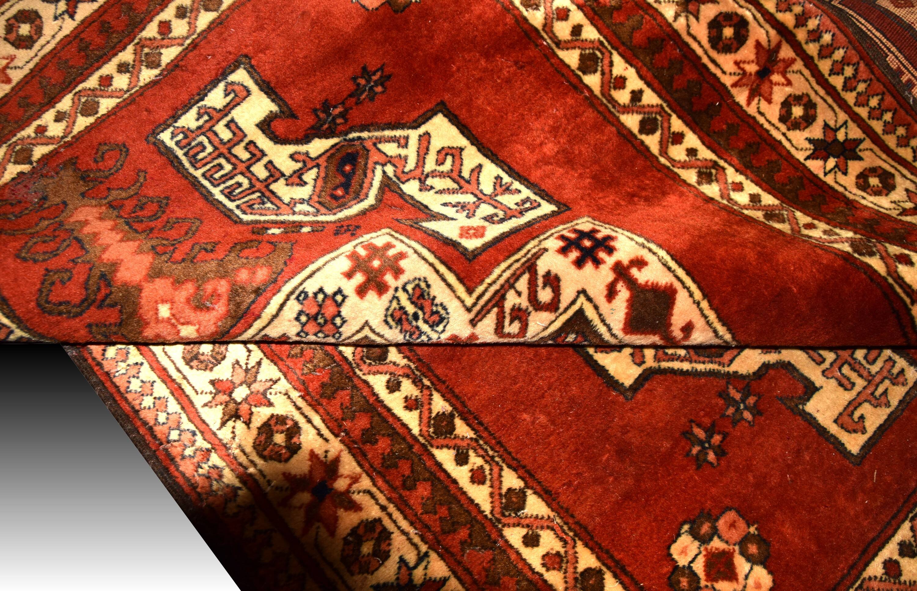 Tapis d'orient kazak afghan – noué main : 127 x 170 cm