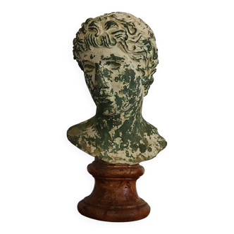 Buste éphèbe en plâtre