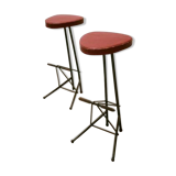 Set de 2 tabourets de bar par Willy Van Der Meeren 1956