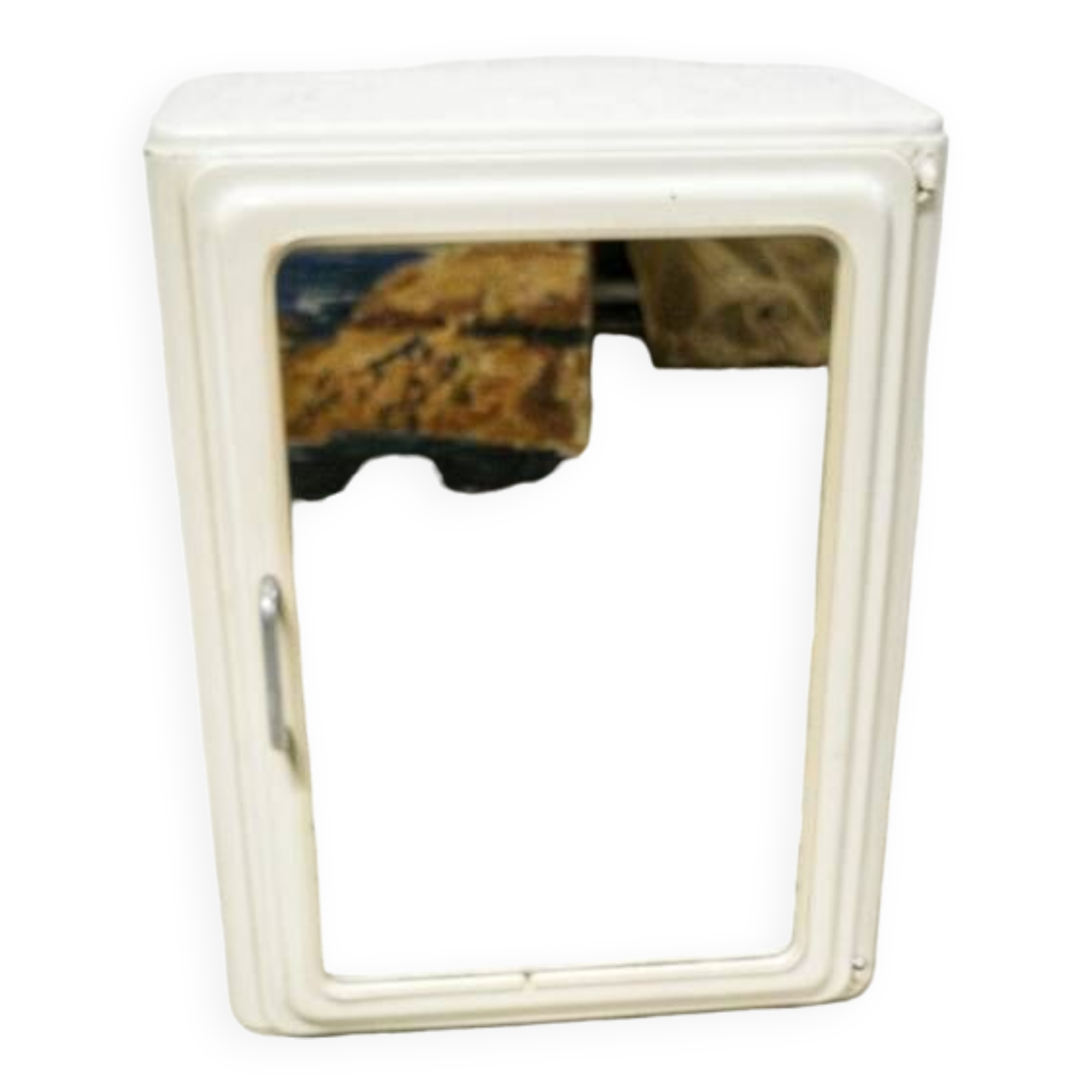 Metal bathroom cabinet