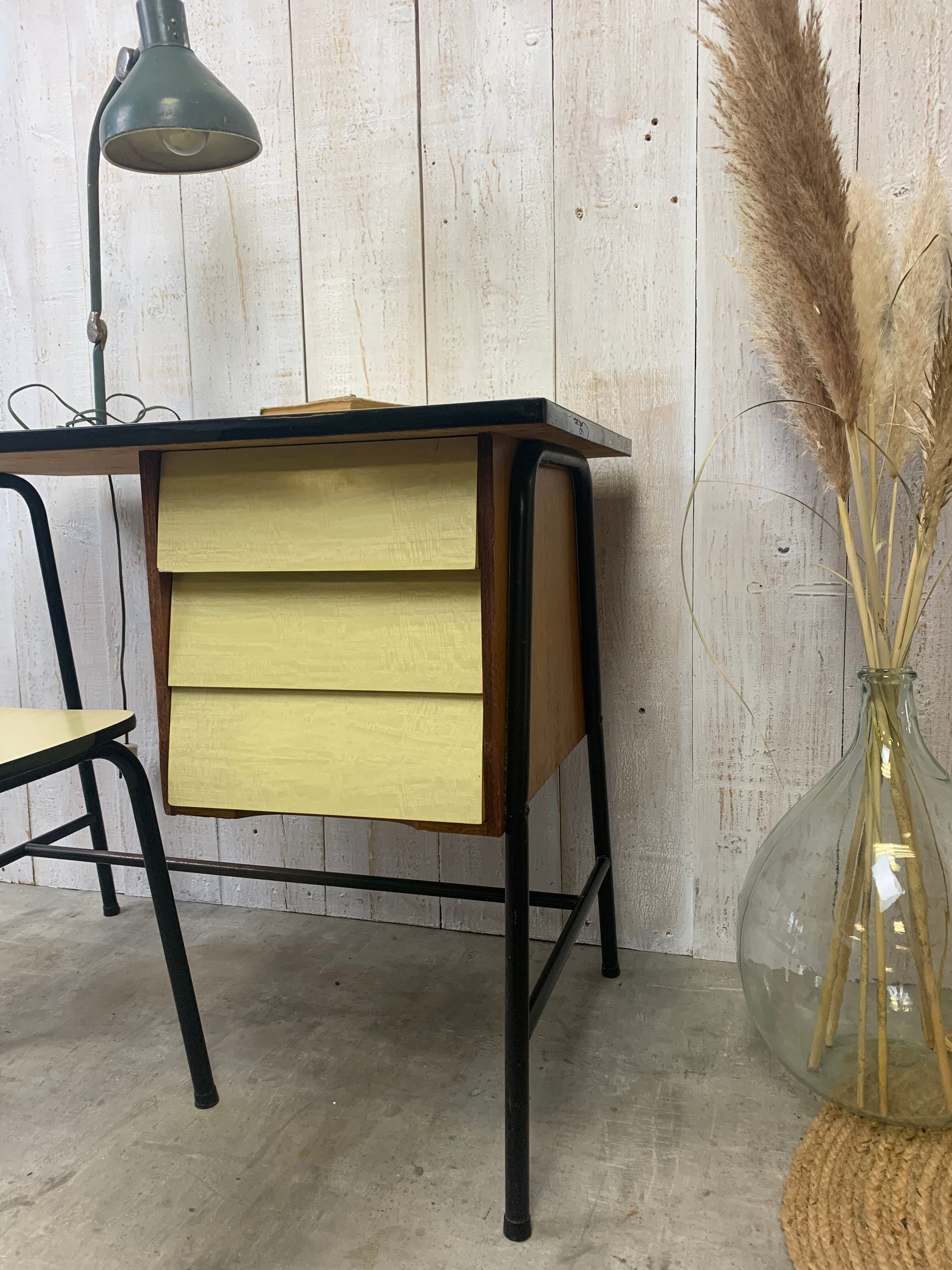 Vintage dressica desk with chair