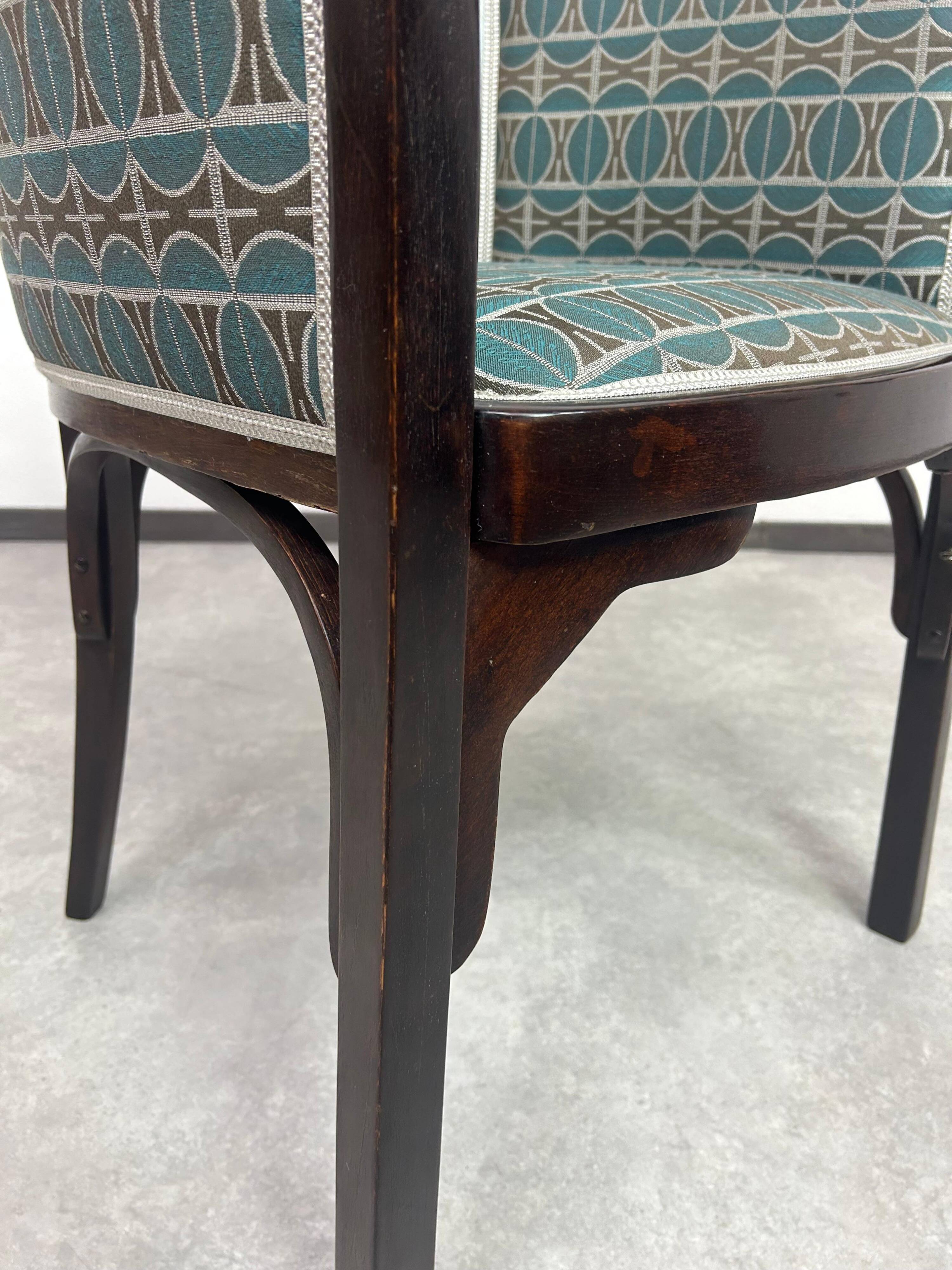 Jugendstil office chair by Otto Wagner for J&J Kohn