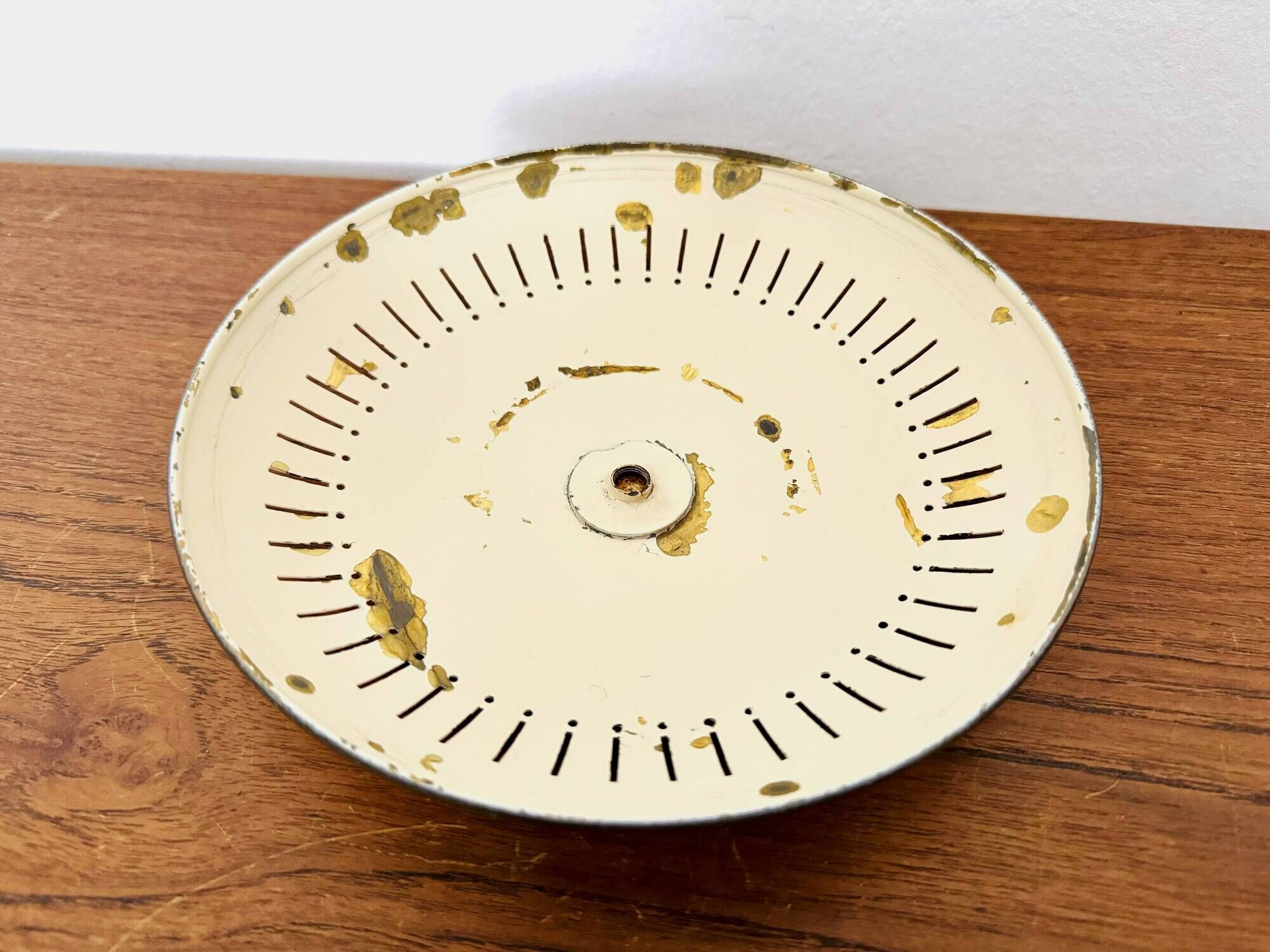 Beautiful Italian Brass Sunburst Wall or Flush Lamp
