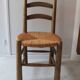 French handmade mulched chairs