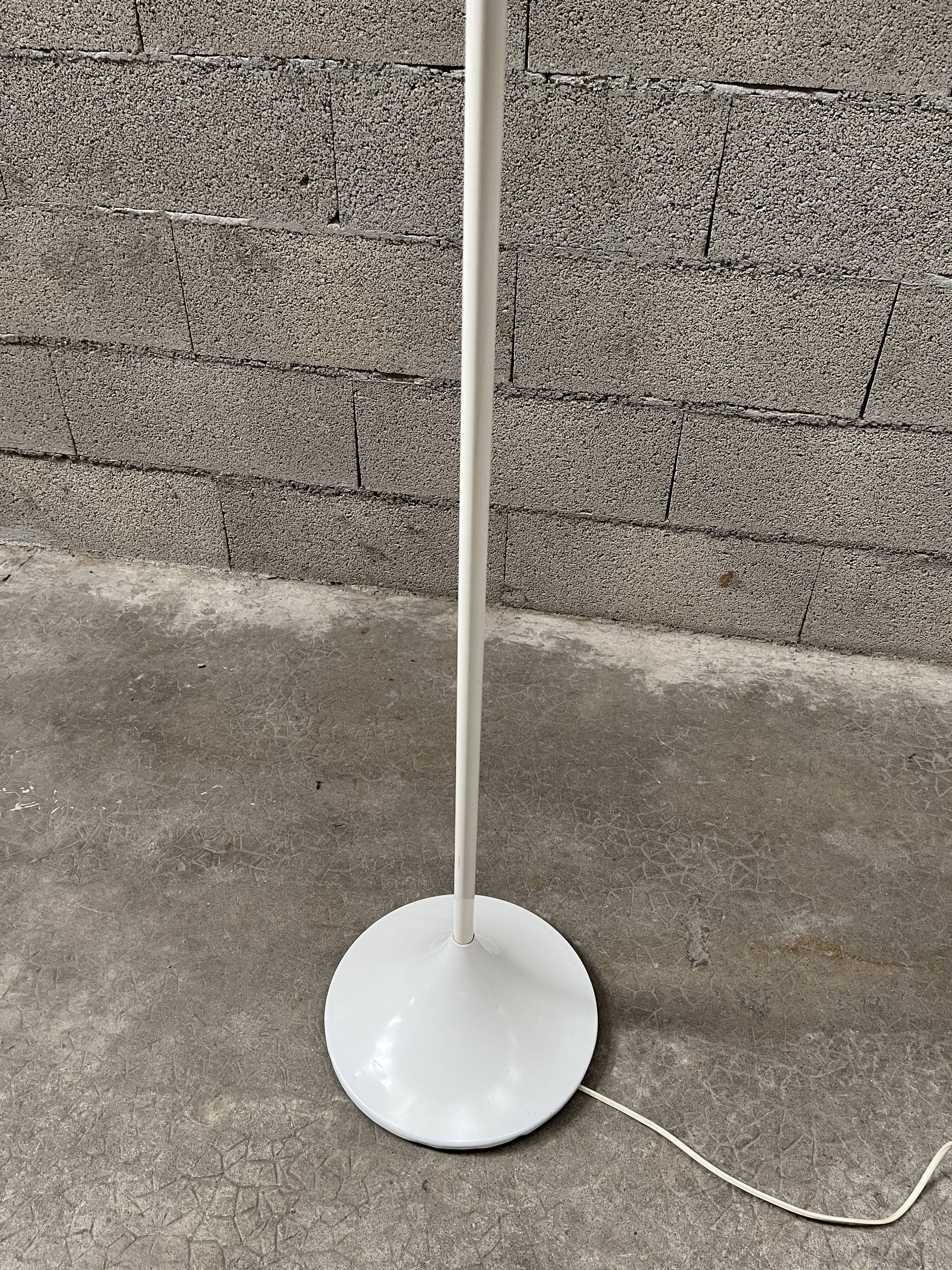 Floor lamp end of sofa design 80s