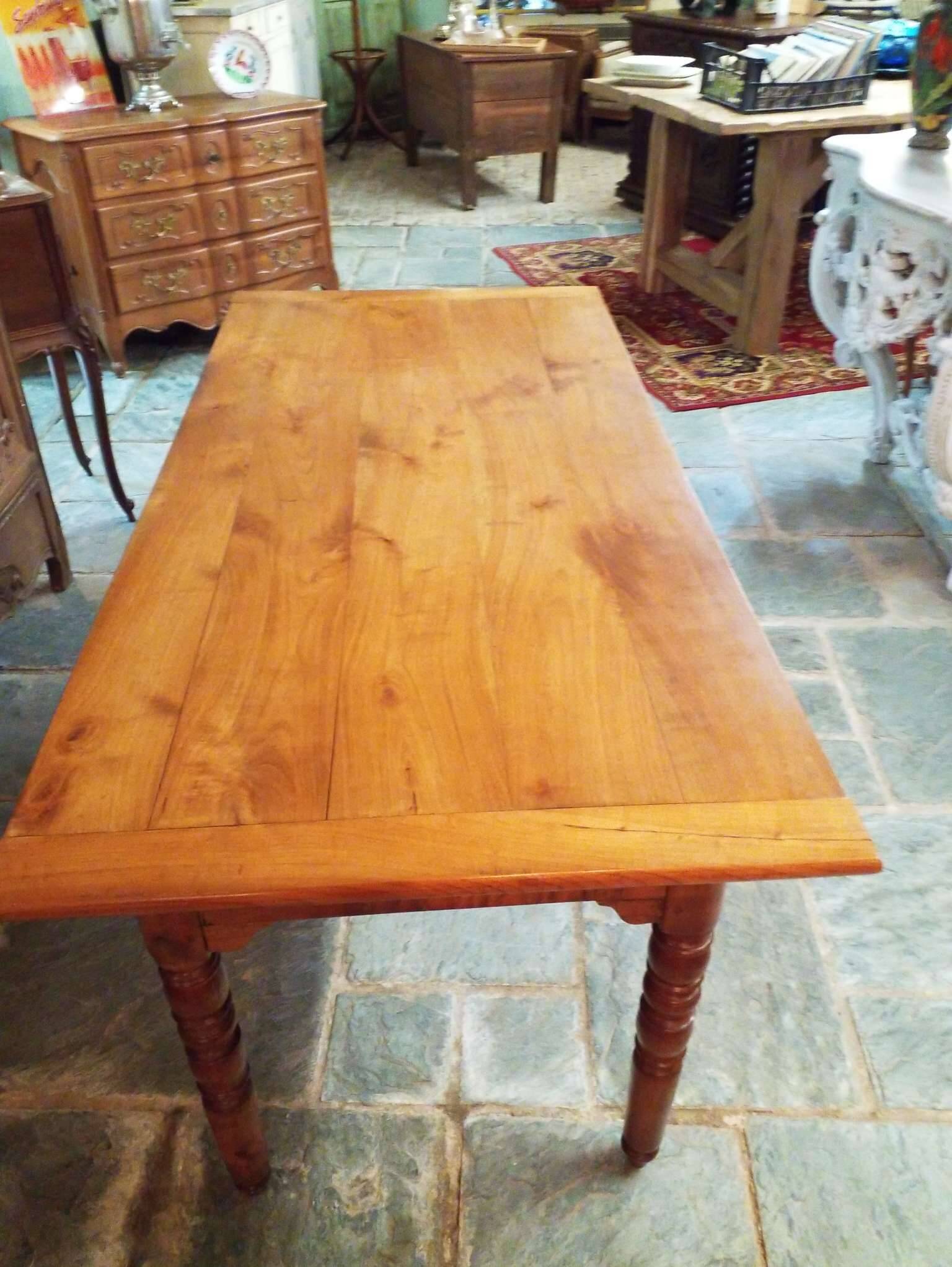 Cherry wood table