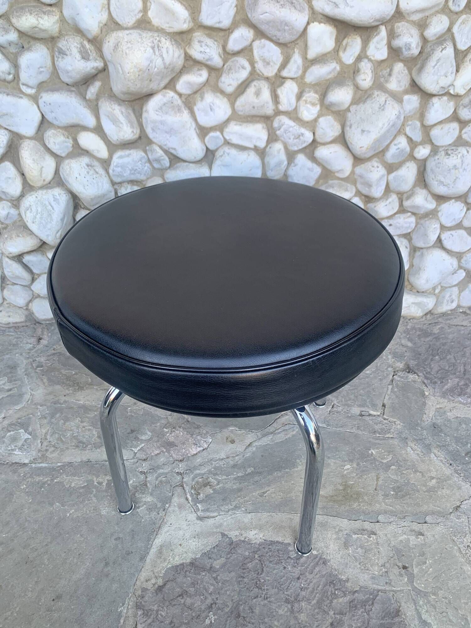 LC8 stool by Charlotte Perriand and Le Corbusier for Cassina, 1970-80