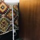 Danish glass globe floor lamp