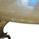 Table basse ronde vintage en laiton doré