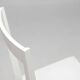 Lot de quatre chaises livia blanches, Gio Ponti