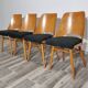 Dining Chairs by Radomir Hoffman for Ton, 1950s, Set of 4