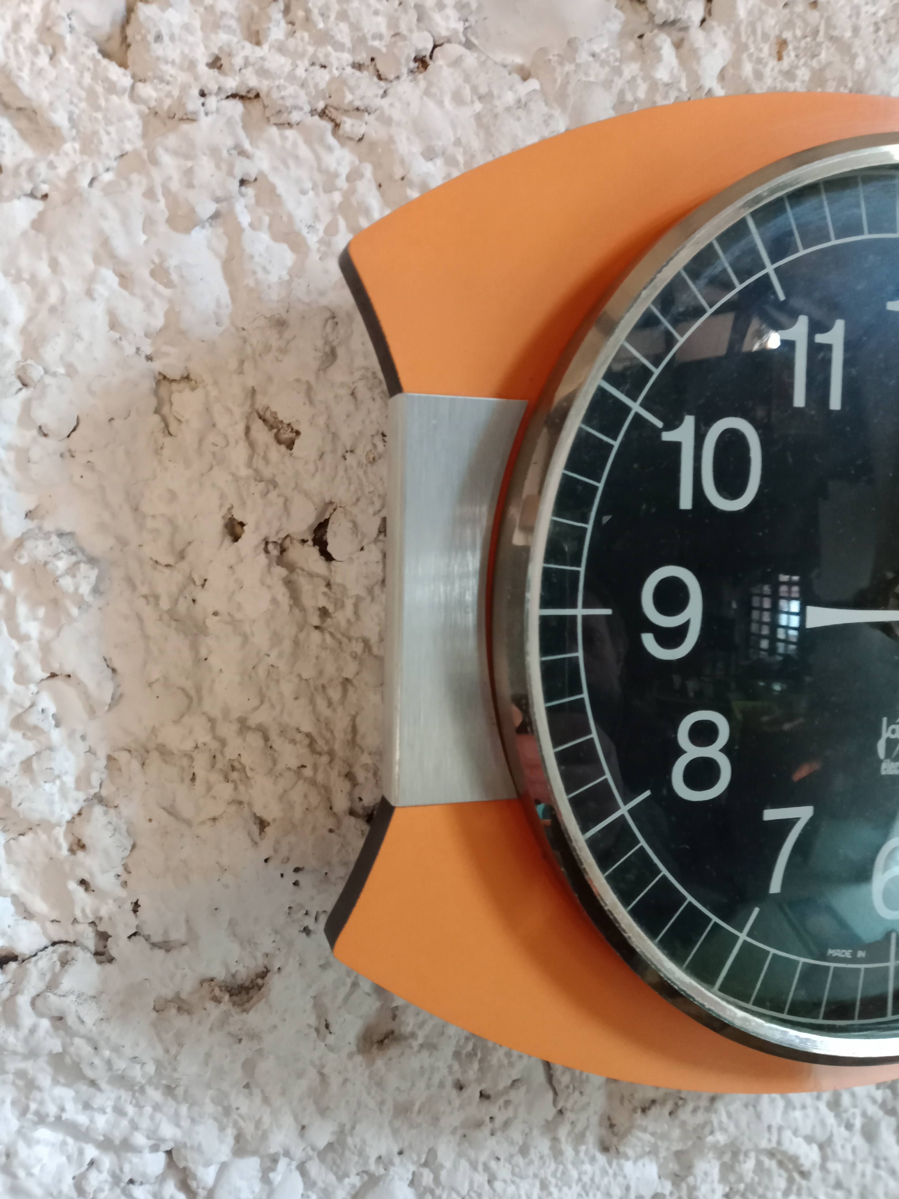 Yellow wall clock japy