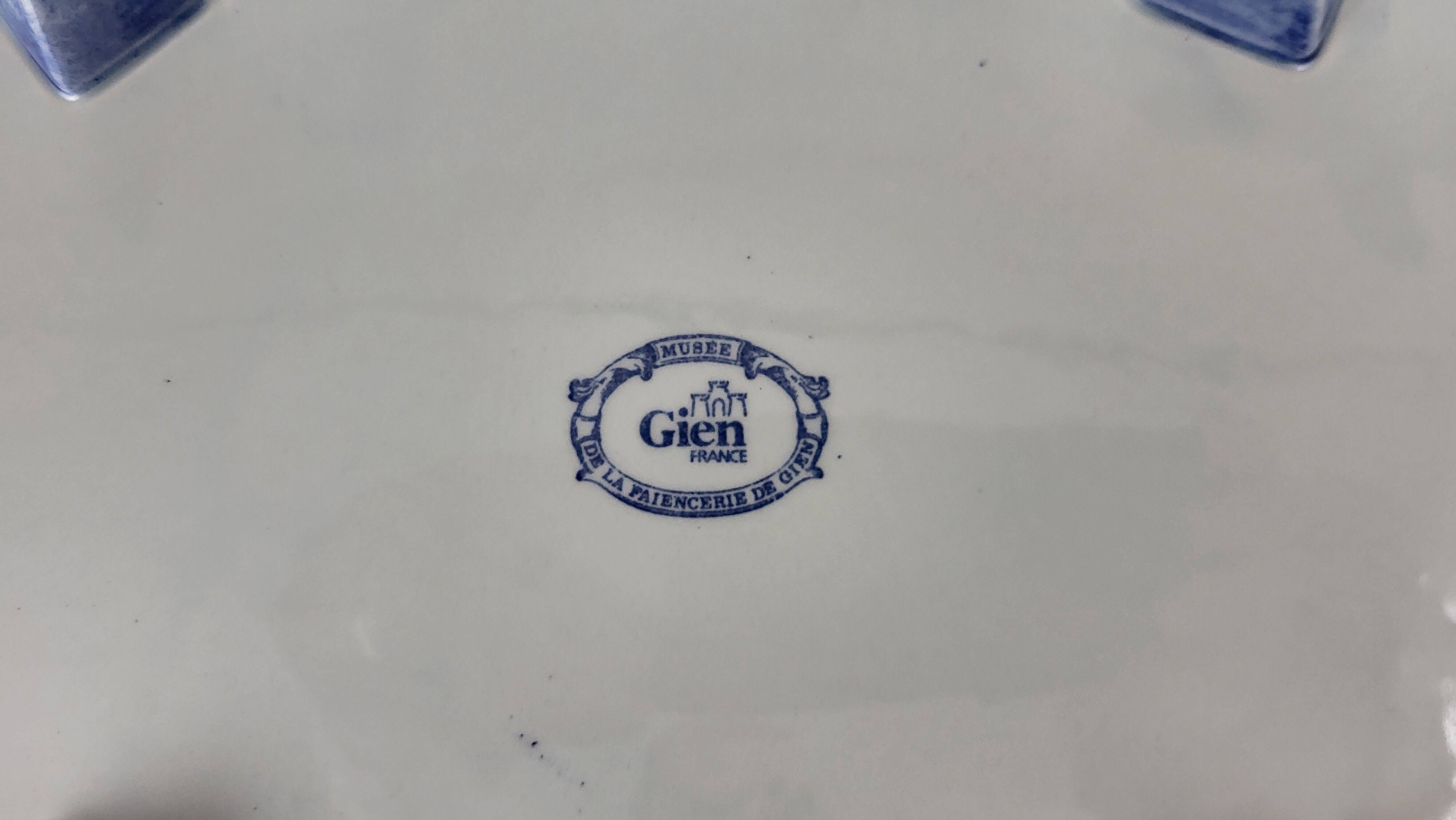 20th century Gien earthenware basin