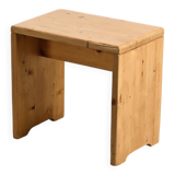 Solid pine stools, France circa 1975