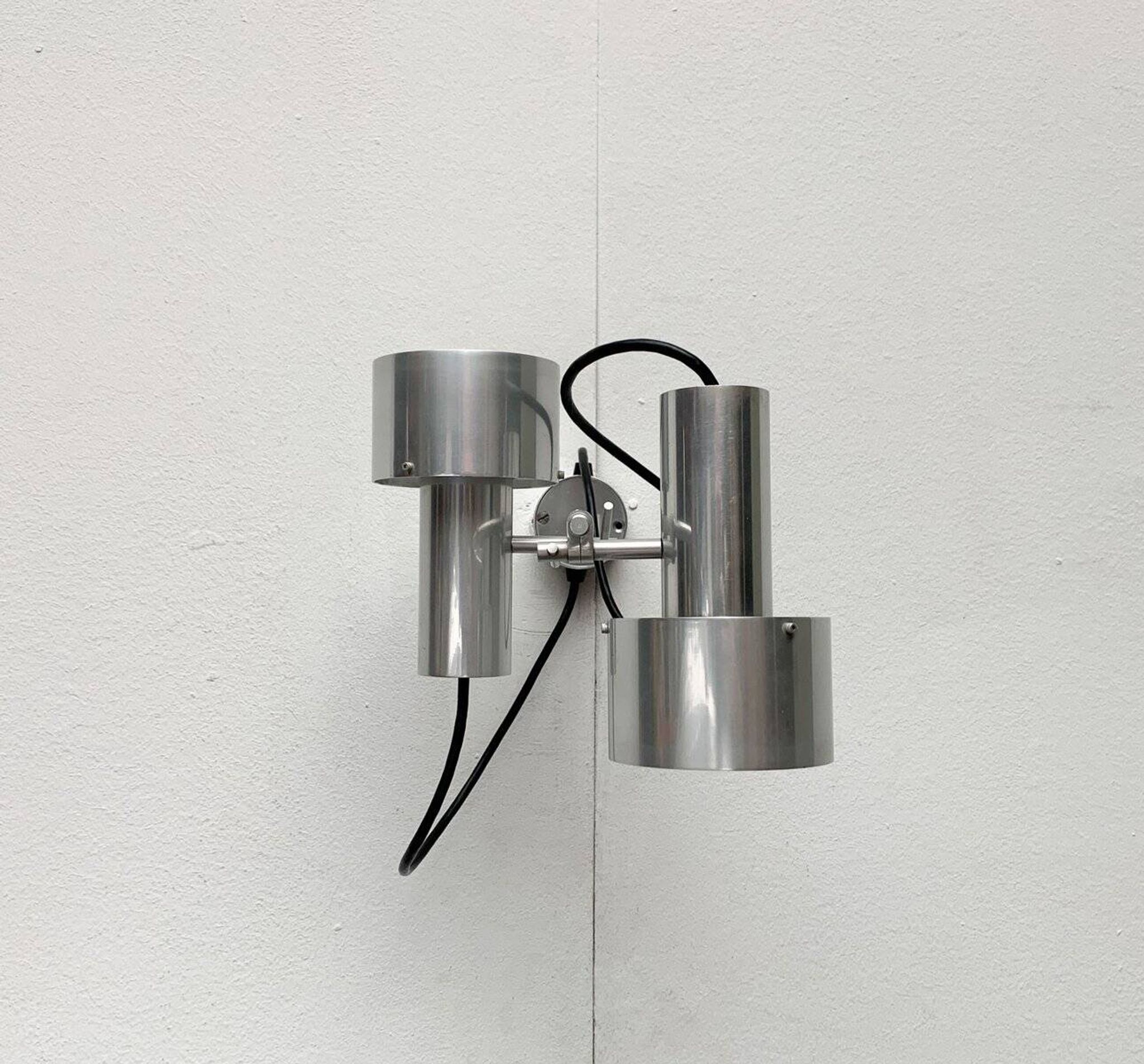 Mid-century minimalist double chandeliers FA2 by Peter Nelson for Architectural Lighting Company, England, 1960s, set of 2.