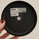 Alvar Aalto A110 Hand Grenade pendant lamp in black with brass