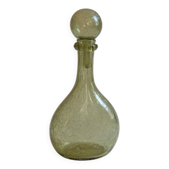 Bubble glass carafe