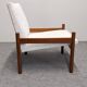 Scandinavian modernist rocking chair in teak, Denmark 1960.