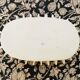 Hand-painted glazed ceramic presentation dish artisanal Vallauris