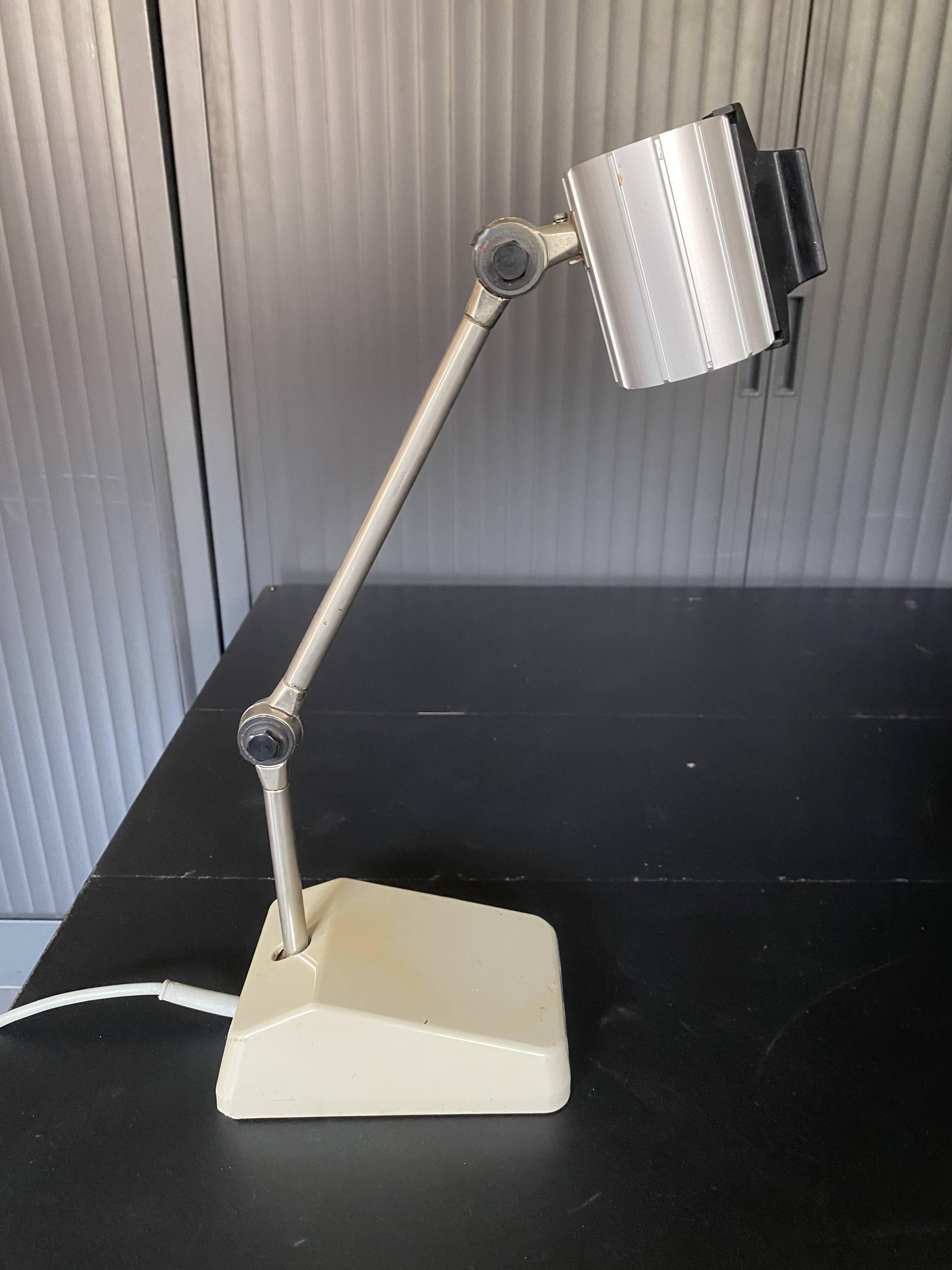 Waldmann metal articulated lamp vintage industrial workshop 1950