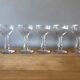 5 champagne flutes in Portieux crystal