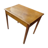 Child desk with all-wood drawer