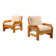 Fauteuil en hêtre, 1980’s