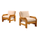 Fauteuil en hêtre, 1980’s