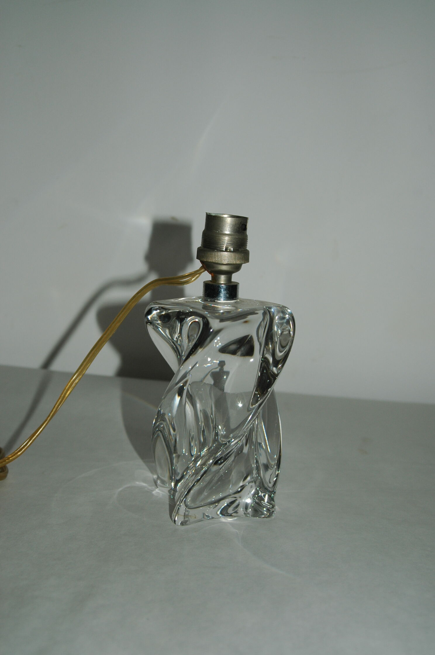 St Louis crystal lamp foot