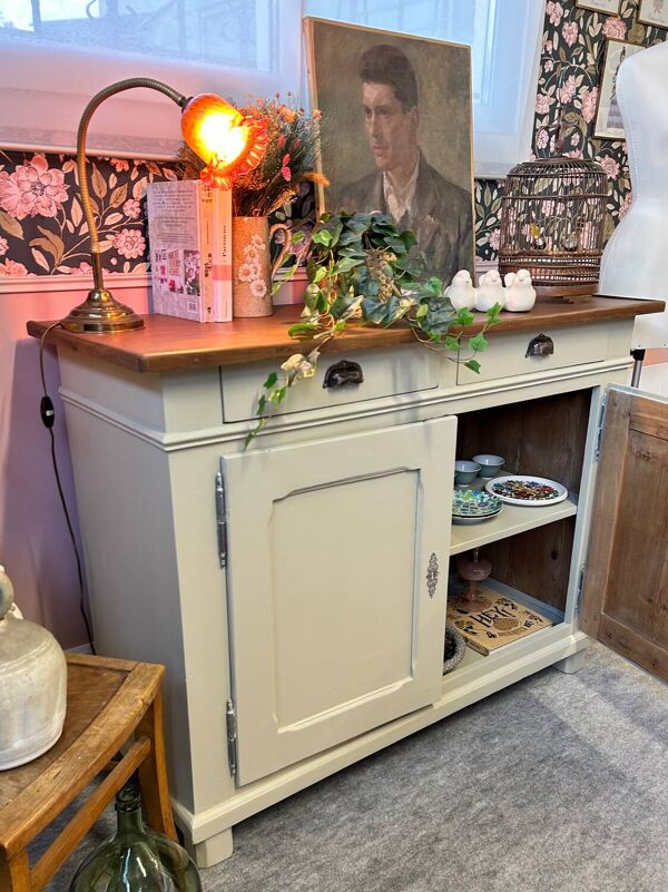 Buffet 2 portes campagne chic