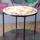 Circular coffee table decorated with warriors - 1960 Roger Capron