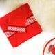 Set de nappe et 6 serviettes de table Linge de coton basque ancien France 1950