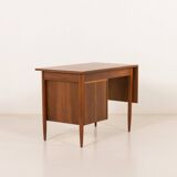 Scandinavian mid century teak desk with extension by Austvoll Møbelfabrikk,