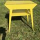 Design side table with compass feet