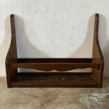 Wooden wall shelf