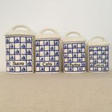Series cooking spice pots pattern boats 30/40s